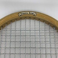 VTG 1970s Wilson Jet Billie Jean King Strata-Bow Blue 4 5/8 Tennis Racket 27″L