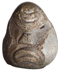 Ancient Prehistoric Neolithic Stone Carved Figurine Idol Worshipper God 3000 BC
