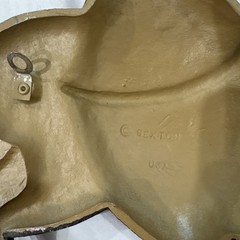 Rare! Large Vintage 1970 Sexton Usa Man Donkey Burro Metal Art Wall Hanging