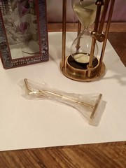 The Glass Nautical Brass Hourglass Sabiler De Marine 30 Min. Timer Wall Mount