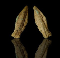 Ancient Bronze Anti-Armour Arrowhead Near East Military 38mm Authentic Artifact