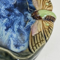 Anthropologie Art Nouveau Style Dragonfly Soap Trinket Dish