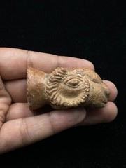 Unique Ancient Achaemenid Period Small Stone Ram Rhyton