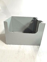 Unbranded Gray Lid Hinged w/Lock; 8×10-1/2×11-5/8; Part #MHD10108RL