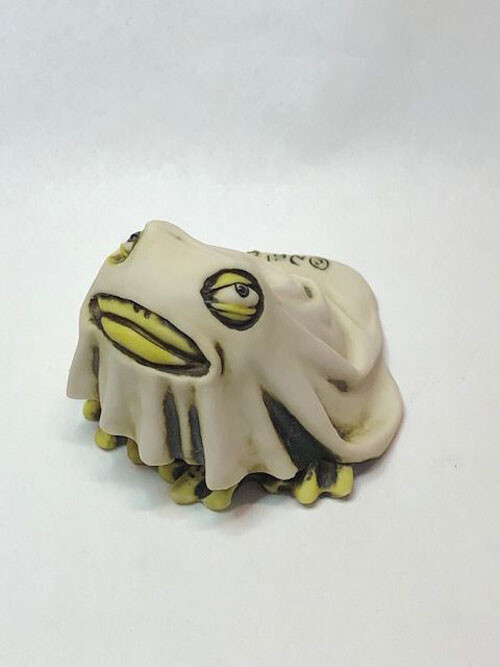 Neil Eyre Designs Halloween Horror Cute Tree Frog Toad Sheet Boo Ghost