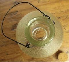 Heavy Pebbled Decorative Glass Bee, Wasp & Sun Catcher Summer Patio or Porch