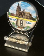 Vintage Kolner Dom Perpetual Flip Desk Calendar AM Schonen Rhein Cologne Germany