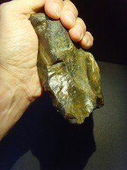 Lower Paleolithic – Fine Acheulean cleaver/scraper c.450,000 BP.