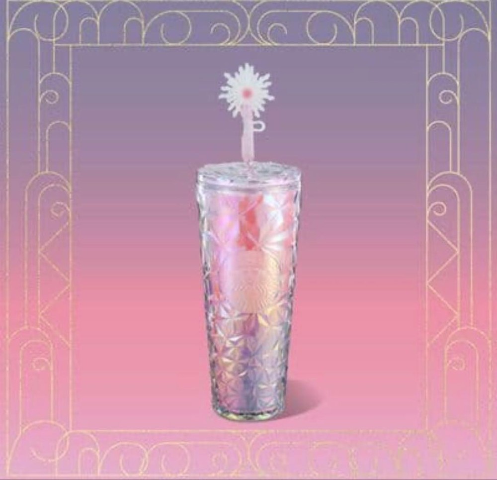 Starbucks Wicked Glinda Pink Collaboration Tumbler 710ml Plastic Unused