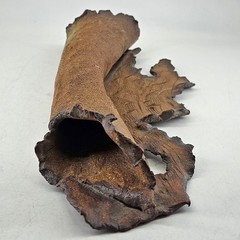 Studio Art Pottery antique scroll looking decor figurine wall hanging