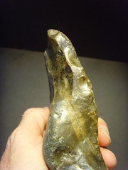Lower Paleolithic – Fine Acheulean cleaver/scraper c.450,000 BP.
