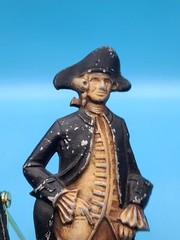 Vintage Sexton Cast Aluminum Metal Colonial George & Martha Washington Wall Art