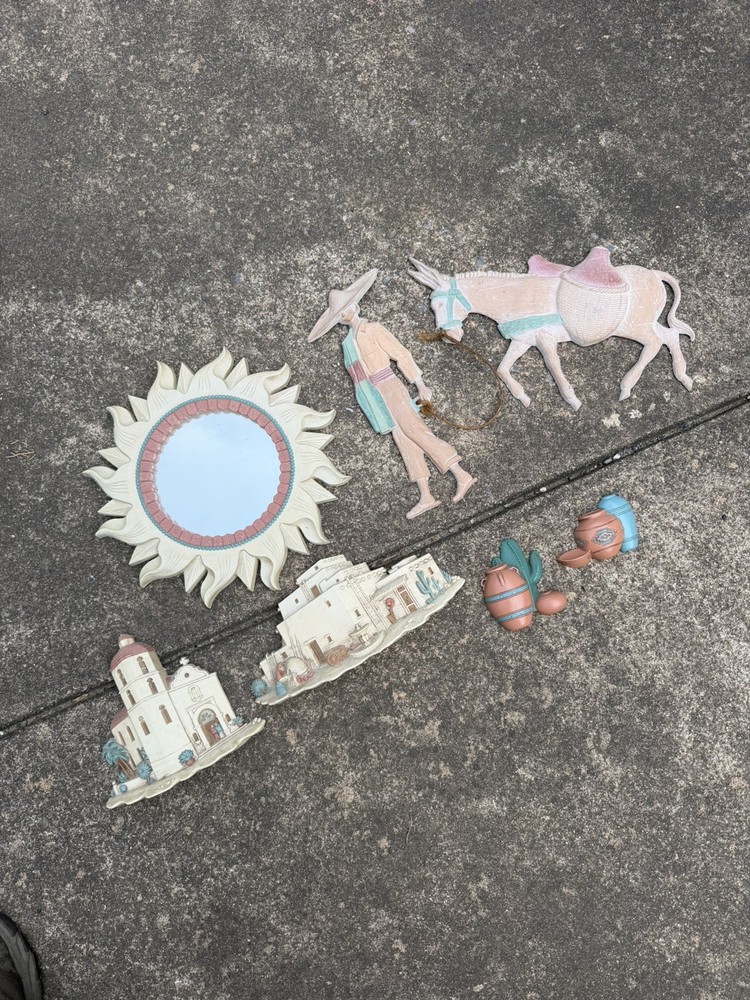 Vintage Burwood southwestern style Wall Hanging decor made in usa