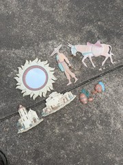 Vintage Burwood southwestern style Wall Hanging decor made in usa