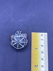 Rare Beautiful Natural Jasper Stone Authentic Near Eastern Turtle 🐢 Amulet BEAD