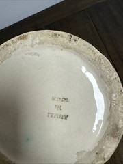 Vintage raised floral dish Made In Italy