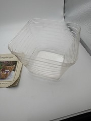 Handwoven Longaberger Basket RARE 5 Signatures Mint Condition Never Used Mint
