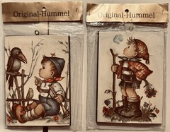 2 Vintage Original HUMMEL Plaques Sealed Original Packaging West Germany NOS