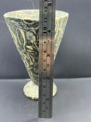 Collectable Antiques Ancient Bactrian Beautiful Jasper Stone Wine Pike Glass