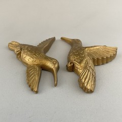 Vintage Homco Gold Plastic Wall Shelf Wall Sconce Candle Holders Birds Lot of 5