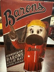 Birmingham Barons Lillie May Bobble Head Minor League Baseball with box
