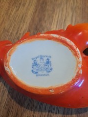 ANTIQUE ROYAL BAYREUTH BAVARIA PORCELAIN LOBSTER 8 PIECE SET