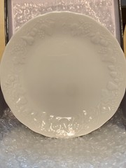 Philippe PH Deshoulieres Blanc De Blanc Plate Dish Porcelain France Set of 5 NEW