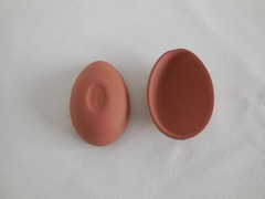 Wedgwood Terracotta Jasperware 2.75 Inch Dancing Hours Egg Box