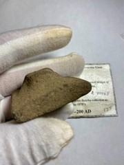 Pre-Columbian Ecuador Terracotta Seal La Tolita Tolita Culture Certified Ancient