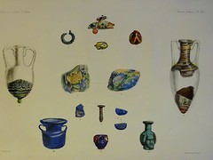 Antiquities Archaeology Glass Antique Lithograph Froehner Wilhelm 1903 Print 14