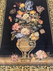 Heavy Flemish Tapestry. 36.5 X 49.5. 4″ Pocket. Lined. $471 . Authentic. B75