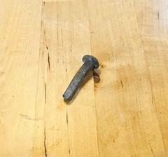 Antique Roman Iron Shipbuilding Nail Artifact