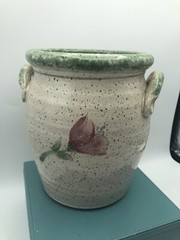 Original Parsley Artisan Pottery Magnolia￼ Utensil Holder / Planter / Vase