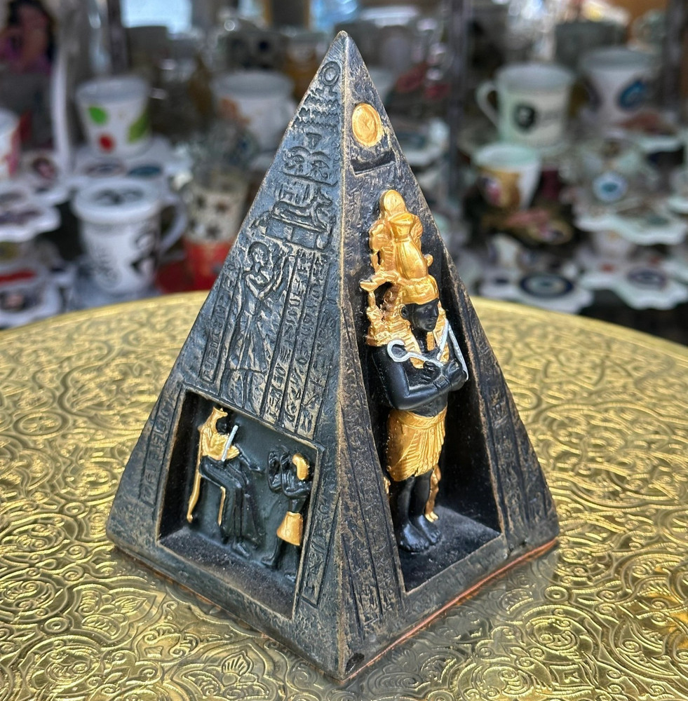 Authentic Ancient Egyptian Antiquities King Ramesses Black Pyramid Egyptian BC