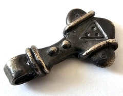 Ancient Viking SILVER Thor ‘s Hammer Pendant Norse Wearable Necklace 800 AD