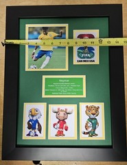 FIFA 2026 Neymar Brazil Collage Framed Printed Photo UNSIGNED.