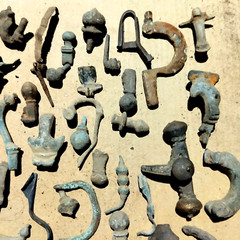 Lot of 10 Roman Bronze Fibulae Metal detecting finds
