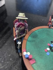 HAMILTON DEAD MANS HAND CRYPT POKER COLLECTION SKELETONS BAR/TABLE