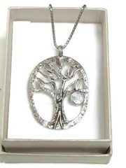 Roman Glass Pendent 925 Silver Tree Of Life Ancient Fragment Roman Glass 200 B.C