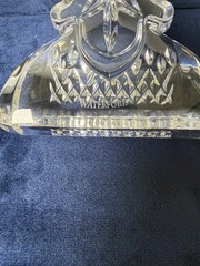 NWT Waterford Lismore 7″ Standing Lead Crystal Standing Cross – No Box