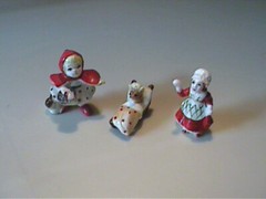 VINTAGE 1960’S MINIATURE BONE CHINA NURSERY RHYME LITTLE RED RIDING HOOD