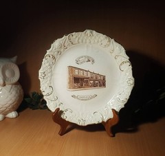 Rare Antique 1910 Hadfield Jubilee Plate Edwardian British Commemorative Ceramic