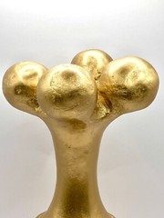 Poporo Rustic Golden in Hollow Clay, Quimbaya Culture