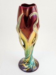 Zsolnay Eosin Art Nouveau Tulip