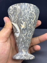 Collectable Antiques Ancient Bactrian Beautiful Jasper Stone Wine Pike Glass