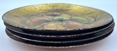 Vintage California Cloisonne by Landau & Associates Plates Enamel on Copper
