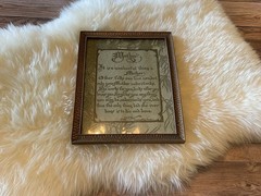 Antique Framed Mother Quote Wall Art