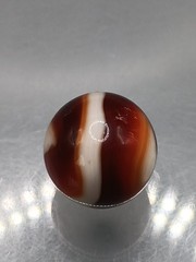 .70″ Akro Oxblood Corkscrew UV Reactive Marble- #CE141