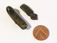 2 x Medieval Mounts Metal Detector Find Ex Martins Lot #CM162