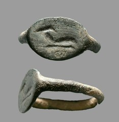 Ancient Masopotamia Ibex Signet Ring Near Eastern Seal Animal 600BC Authentic